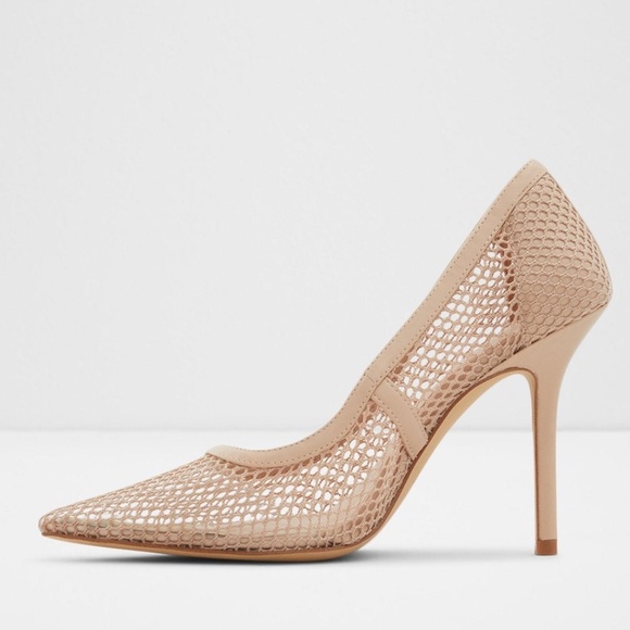 ALDO Monaco mesh pump Bone nude cream 9 - Picture 5 of 14